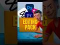 The BEST FREE Editing Pack for Creators 🤯#shortsfeed