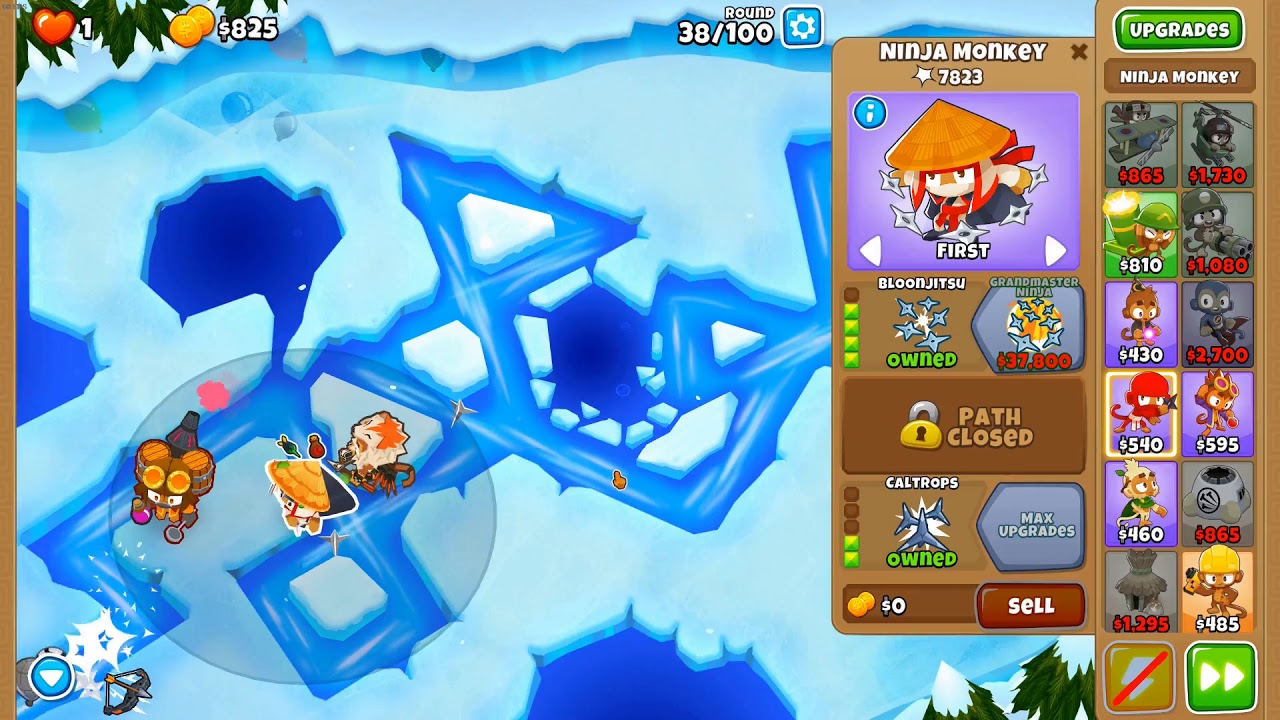 BTD6 - Frozen Over CHIMPS Mode Easy Guide 2021 - YouTube