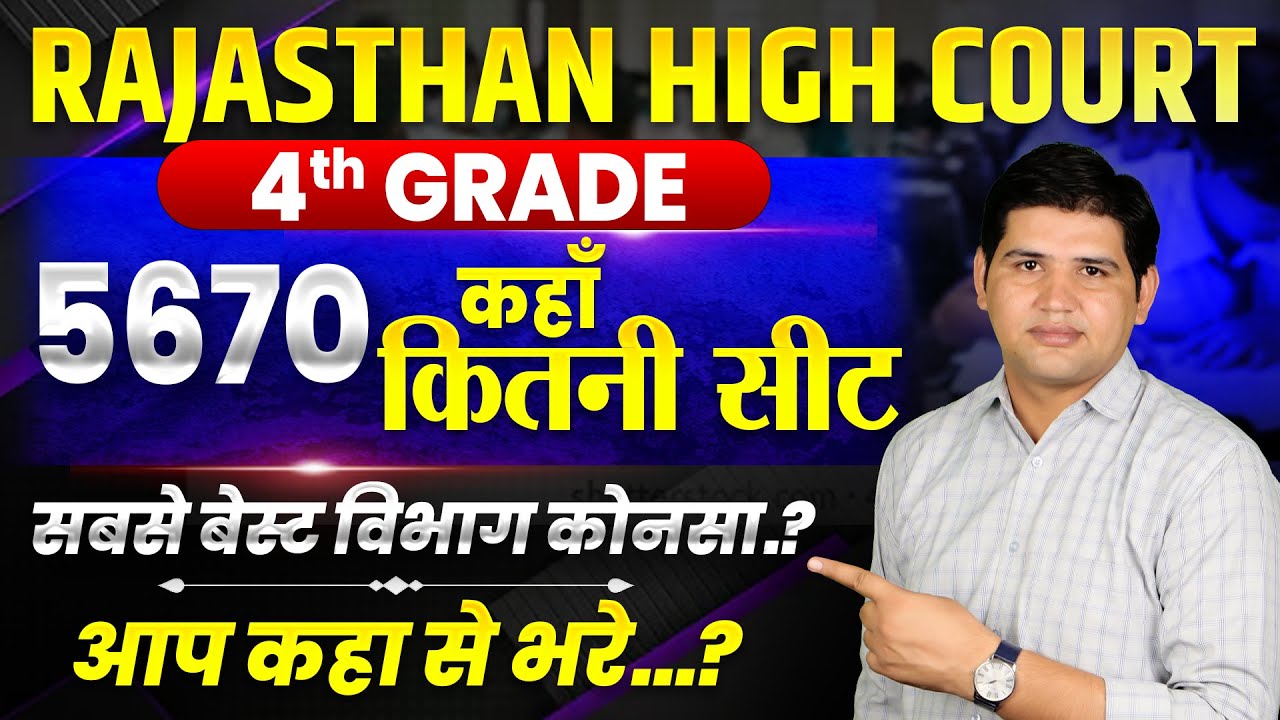 Rajasthan High court 4th grade भर्ती🔴बेस्ट विभाग🔴आप कहां से भरे Form 🔴High Court Peon Vacancy 2025