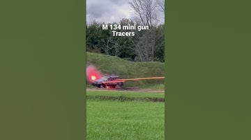 M 134 MINI GUN SHOOTING TRACERS IN TO CAR         #callofduty #n134#viral