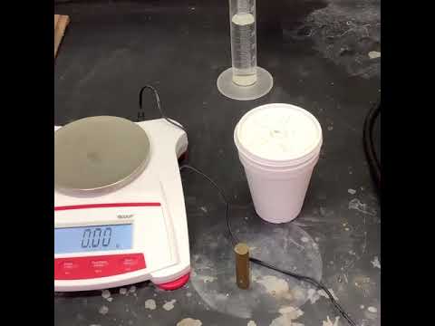 Determining the specific heat of copper