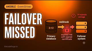 Ansible Event-Driven: DB failover never fired at 3:12 AM