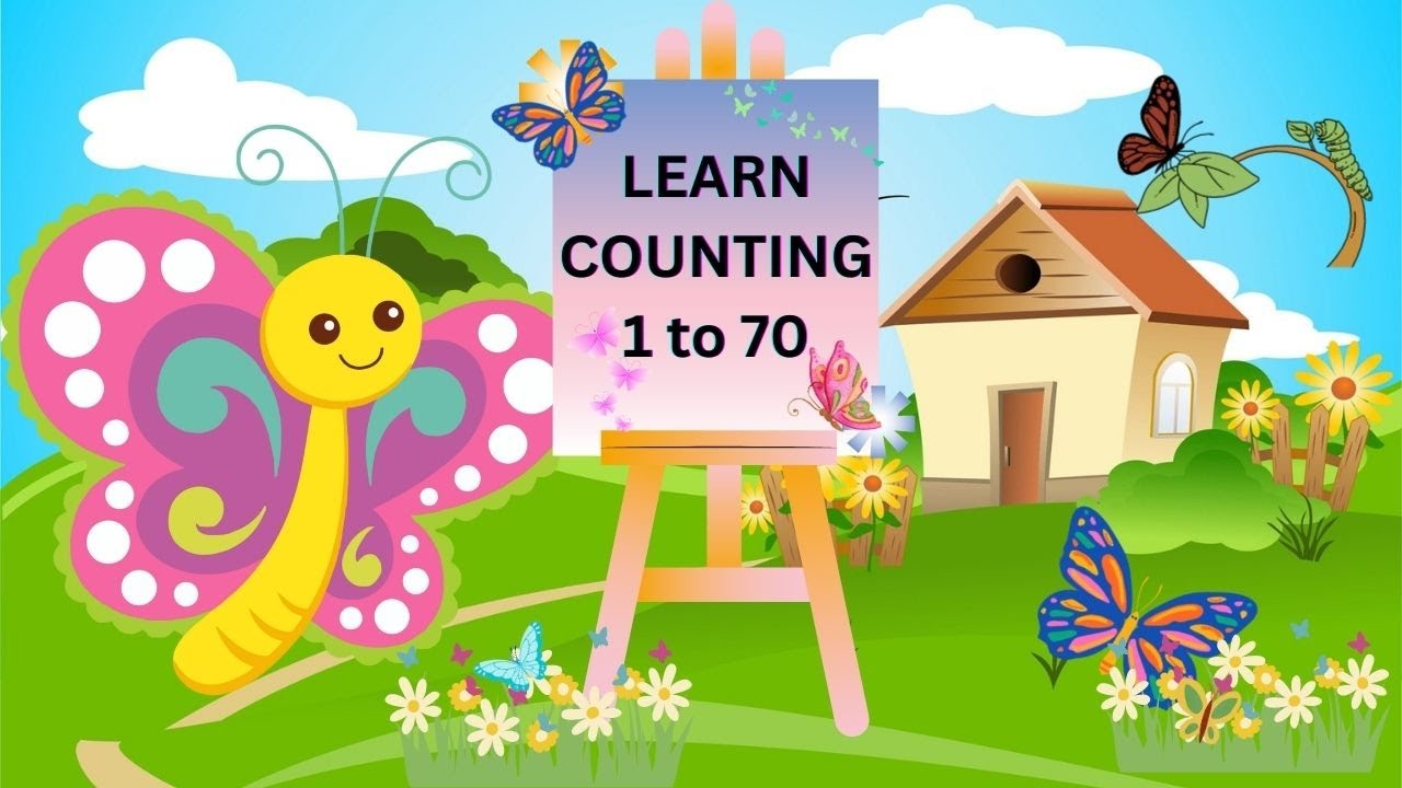 123 Counting Numbers Song Learn to Count from 1 to 70 Preschool