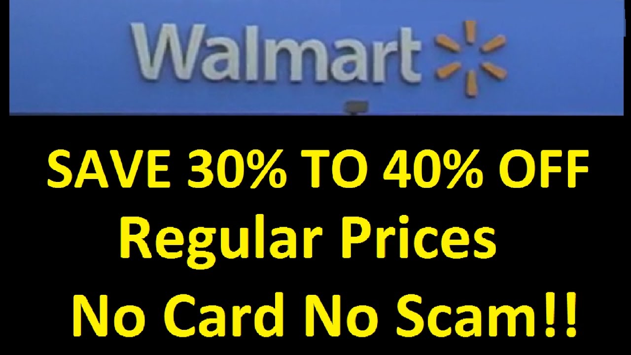 Walmart How To ~ 30% off Save Money ~ No Email No Coupon in Store Tip - YouTube