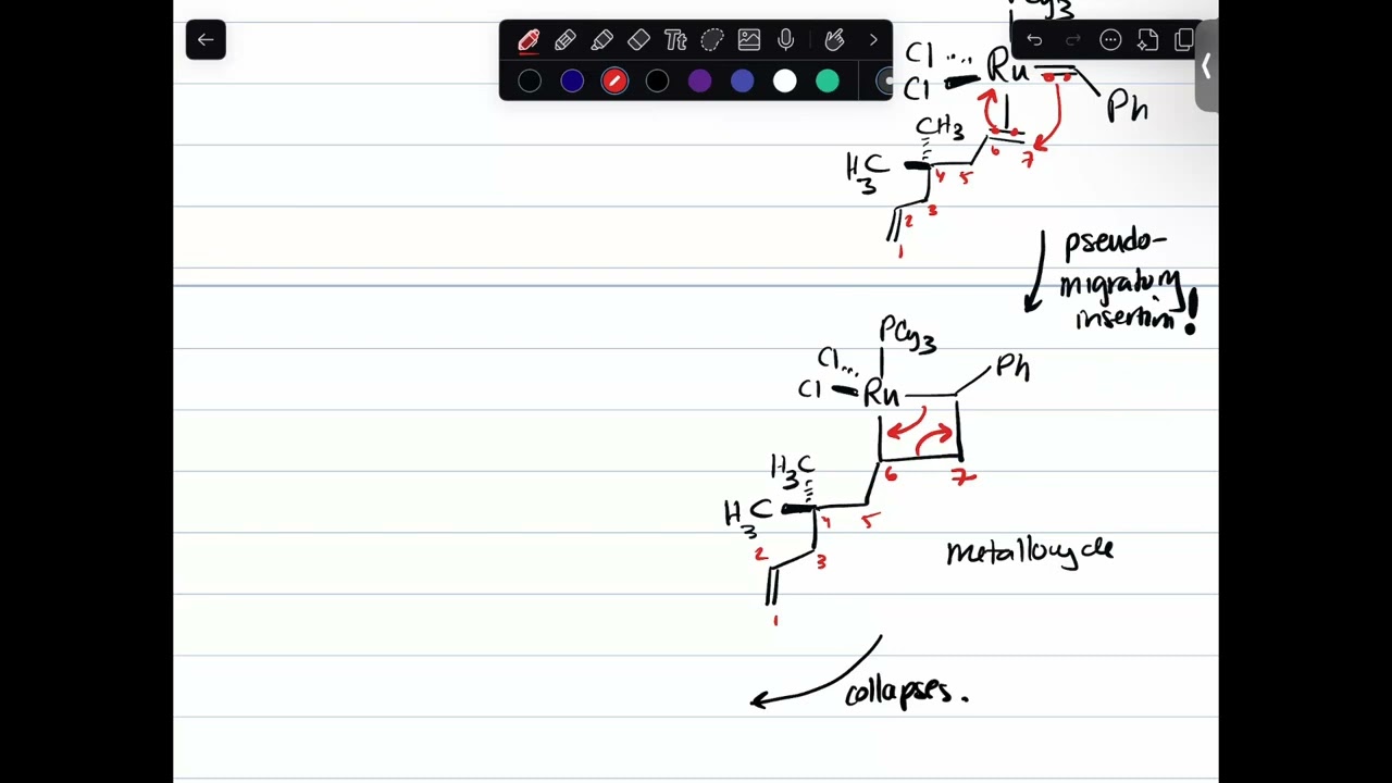 Chem 252 (Lecture 10 Part 3: Ring Closing Metathesis I)