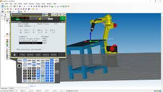 Ejercicio en simulador curso de Robot Fanuc