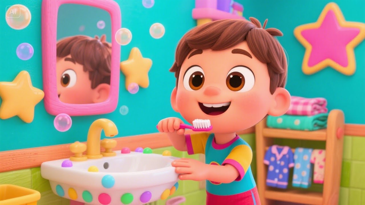 Time for Bed – Goodnight Rhyme | Peaceful Bedtime Lullaby for Kids | Soothing Goodnight Song