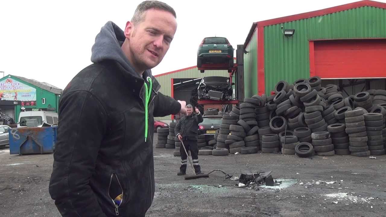Tim Shaw From Car SOS Filming At Metro Salvage UK - YouTube