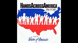 Video thumbnail of "Voices Of America - Hands Across America (45 RPM Vinyl Record)"