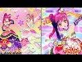 アイカツスターズ！ふたりであそぶ(協力)・マイキャラ達でMUSIC of DREAM!!!・ふつう・エターナルクイーンコーデ，エターナルレインボーコーデ+誕生日アクセ