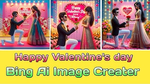 Create 3D Ai Happy Valentine