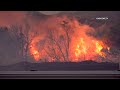 Bond Fire Explodes to 4,000 Acres, Massive Flames Threaten Homes