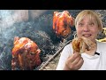 【バンコクに住む日本人】今日の朝食は鶏の丸焼きタイ料理