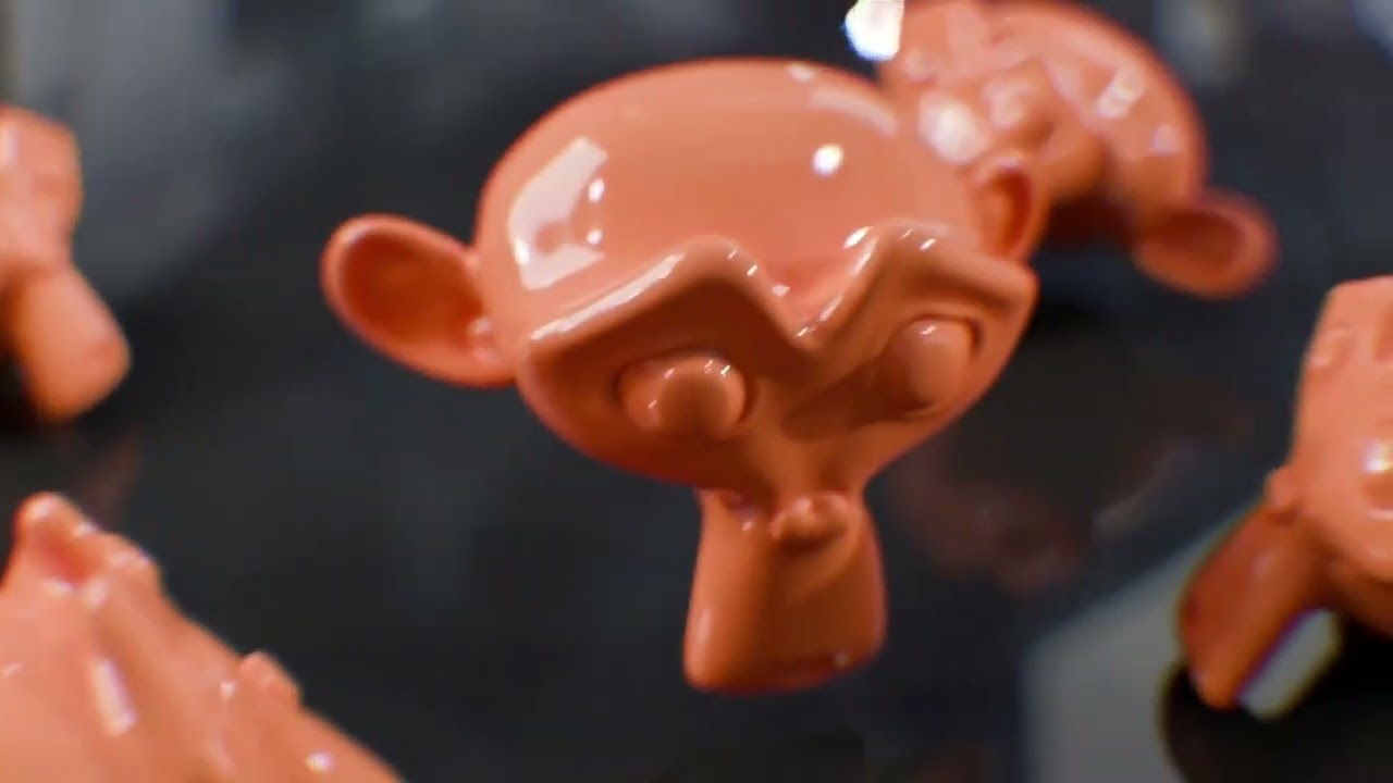 Realistic camera lens aberration simulated with Blender 4.2 ray portal node