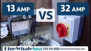 13 vs 32 AMP Hot Tubs | Blue Whale Spa