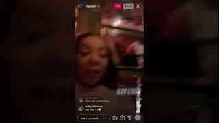 Tiny & T.I. IG live | eating dinner overseas (8/3/21)