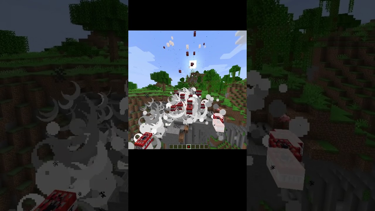 Minecraft MEGA TNT EXPLOSION Cannon Test Moment! 