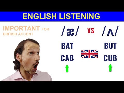 Can you HEAR a and u pronunciation? (/æ/ and /ʌ/ pronunciation MISTAKE)