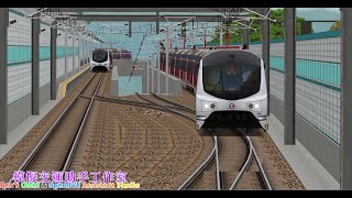 《openBVE》尾四退役嘅 265 | 東鐵綫 MLR E108/E65 中文大學至九龍塘 | 午夜由大連 CKD0A 柴油機車牽引 | 前往羅湖編組站拆卸