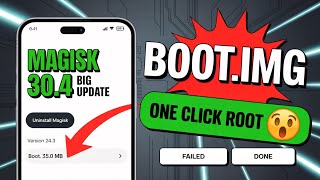 Magisk Root Android 14, 13, 12, 11, 10 9 8 | 1 Click Boot.img Root 😲 | No PC | KingRoot | MTK Easy