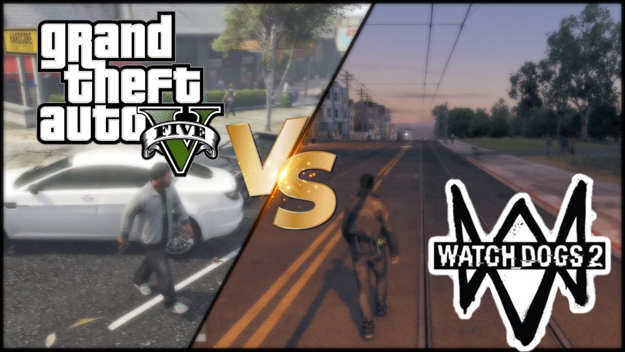 GTA V VS WATCH DOGS 2 Best Comparison Video YouTube 