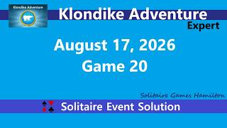 Klondike Adventure Game #20 | August 17, 2026 Event | Expert
