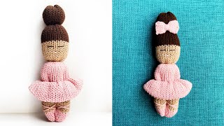 DIY Knit Ballerina Doll! (Circular Knitting Machine Pattern & Tutorial)