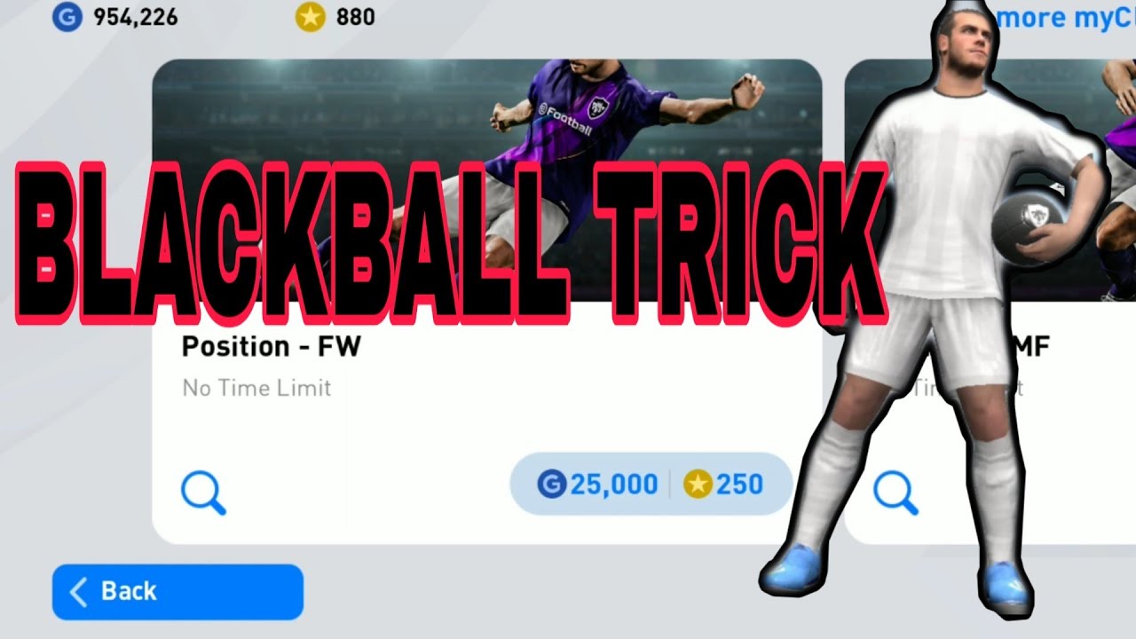 eFOOTBALL PES 2020 MOBILE | BLACKBALL TRICK | REGULAR AGENT