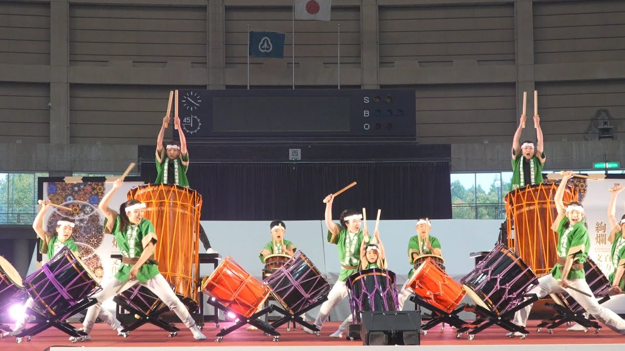 北陸新幹線沿線「獅子舞・グルメ大集合」 手取亢龍若鮎組(太鼓) / 粟津