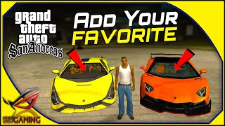 How To Add Your Favourite Cars in GTA San Andreas PC | Unlimited Vehicles | New Modding Website