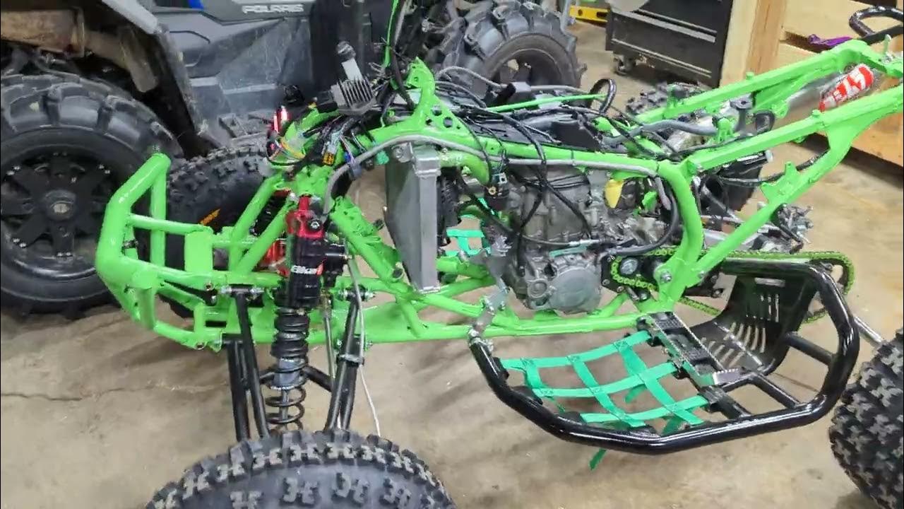 Honda TRX450ER build, wiring harness, radiator fan and other odds and