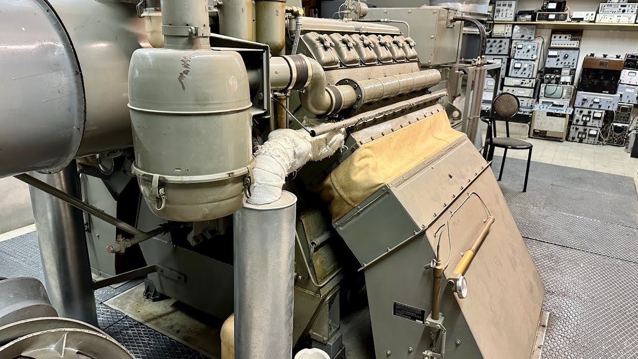 Der historische Notstromgenerator live !