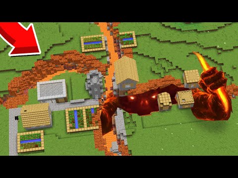 A HUGE CRACK APPEARED IN MY VILLAGER VILLAGE IN MINECRAFT Top Minecraft