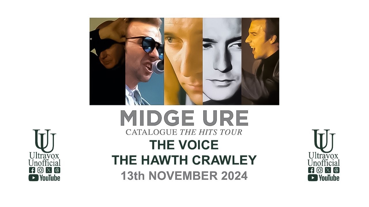 Midge Ure 'The Voice' Catalogue-The Hits Tour' The Hawth Crawley on 13th November 2024