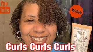 #NaturalCurls EMBRACING MY NATURALLY CURLY HAIR! WASH&GO WITH MISS JESSIE'S MULTI CULTURAL CURLS! screenshot 1