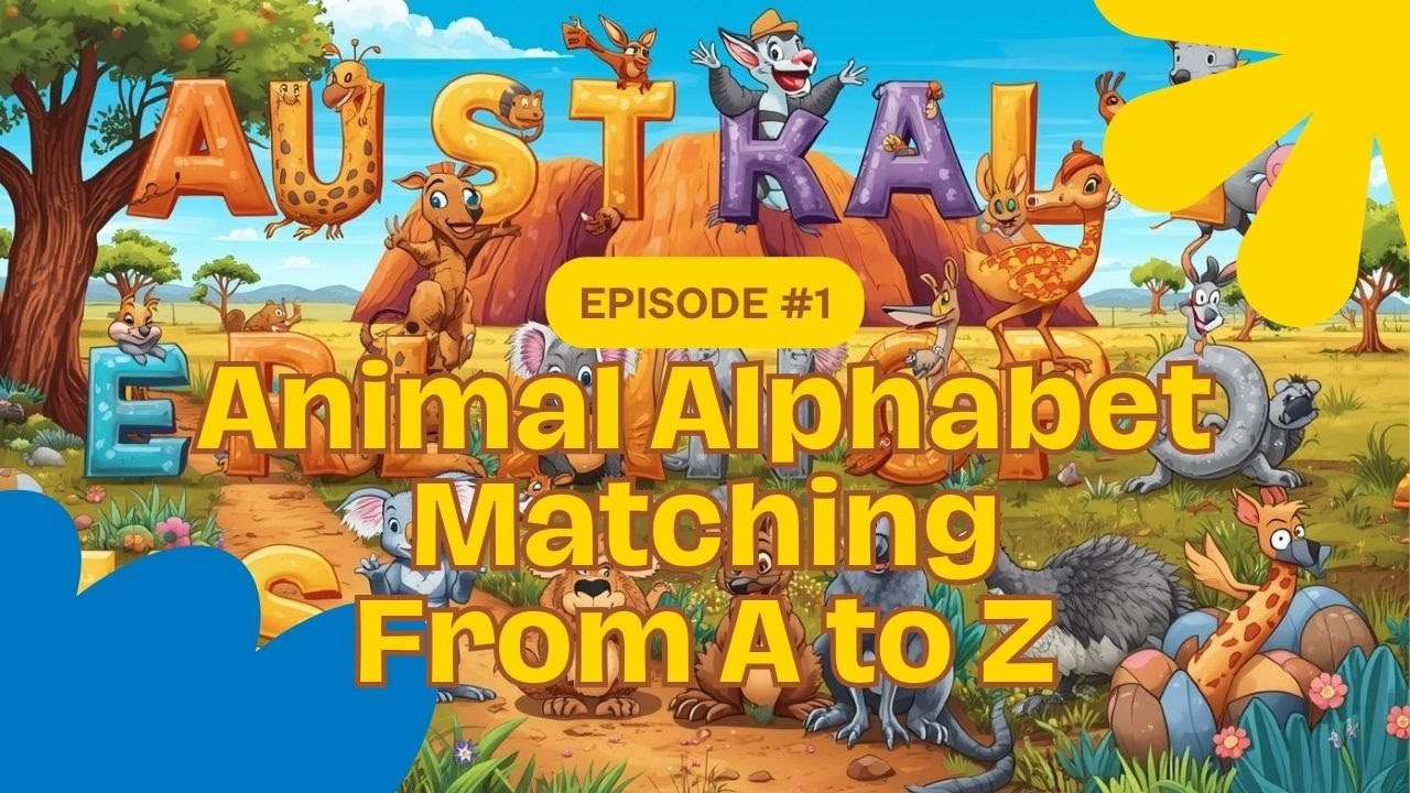 ABC Alphabet with Australian Animals | A to Z Learning Video for Kids
