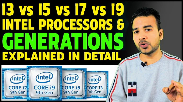 Intel Core i3 vs i5 vs i7 vs i9 | Intel Processor & it's all Generations Explained in detail English