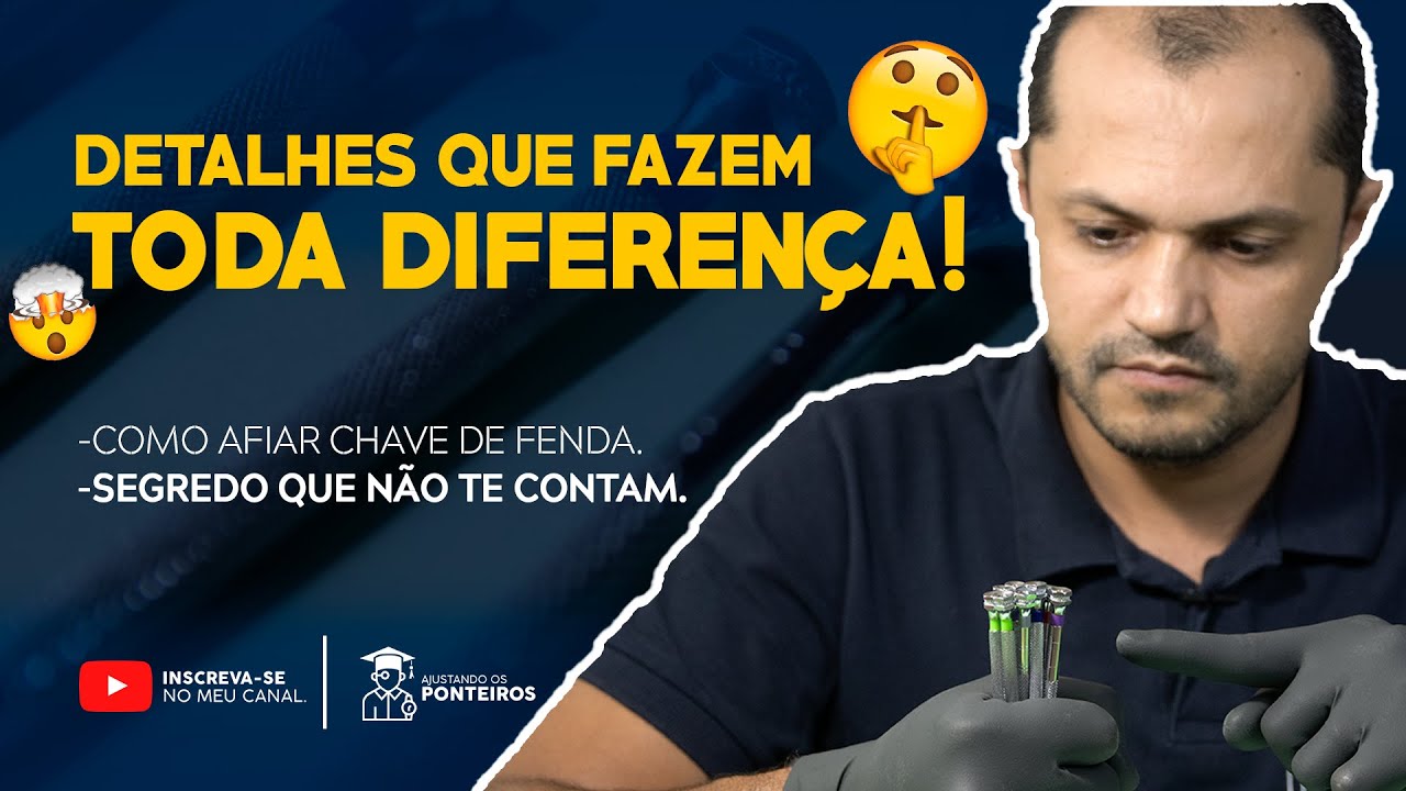Como Afiar Ferramentas de Relojoeiro