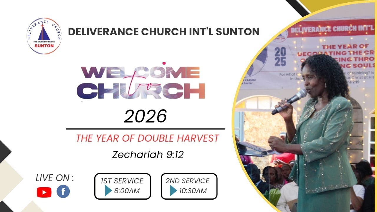 DELIVERANCE CHURCH INTL SUNTON || SUNDAY SERVICE || 04TH JANUARY 2026