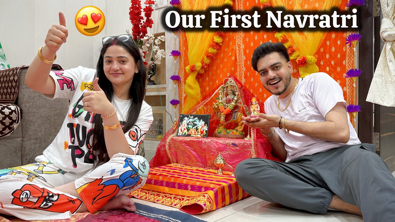 Shaadi ke baad 1st Navratri❤️Shopping Done🛍️👍🏻