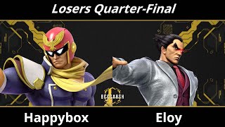 [Bee Smash 13] Happybox (C.Falcon) VS Eloy (Kazuya) - LOSERS QUARTERS