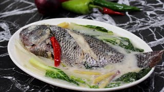 Ginataang Tilapia Recipe | How to cook ginataang tilapia with pechay