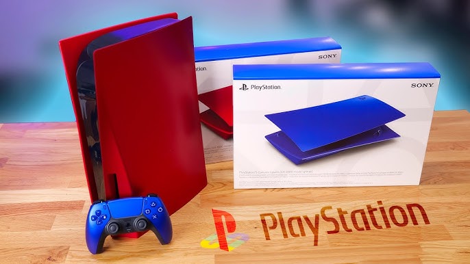 NEW PS5 Console Covers: Midnight Black & Cosmic Red 