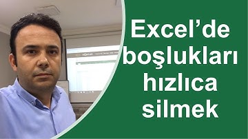 #Excel Boşlukları Otomatik Olarak Silme (Excel bilinmeyenleri)- 055.video | Ömer BAĞCI