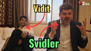 The most animated post game analysis between two super GMs ft. Vidit and Svidler