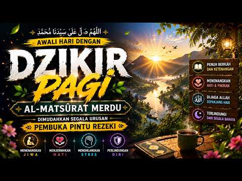DZIKIR PAGI SESUAI SUNNAH RASUL | ZIKIR PEMBUKA PINTU REZEKI | Dzikir Mustajab Pagi