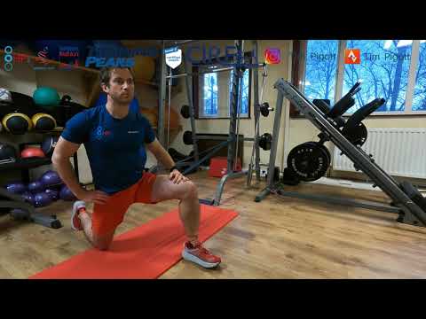 Hip mobility using bands