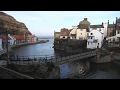 Entering Staithes, North Yorkshire coast town