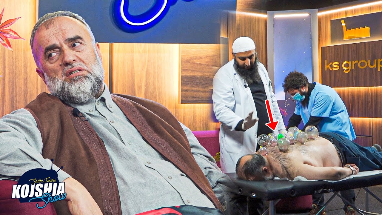 Kojshia Show - Hoxhë Mazllam Mazllami i këndon këng Flamurit Kuq e Zi,e bën Hixhamen live në emision