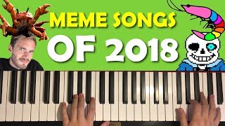 BEST MEME SONGS ON PIANO (2018) chords